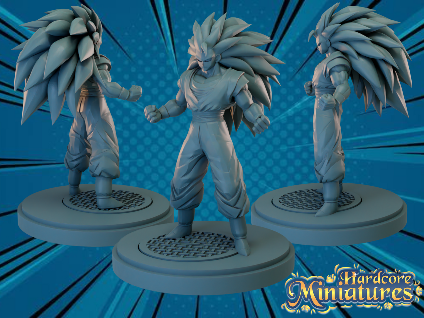 Goku ssj3 - Hardcore Miniatures