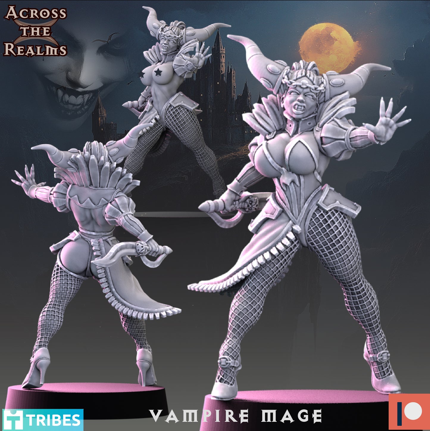 Vampire Mage - Pinup Corps - Across the Realms 32mm
