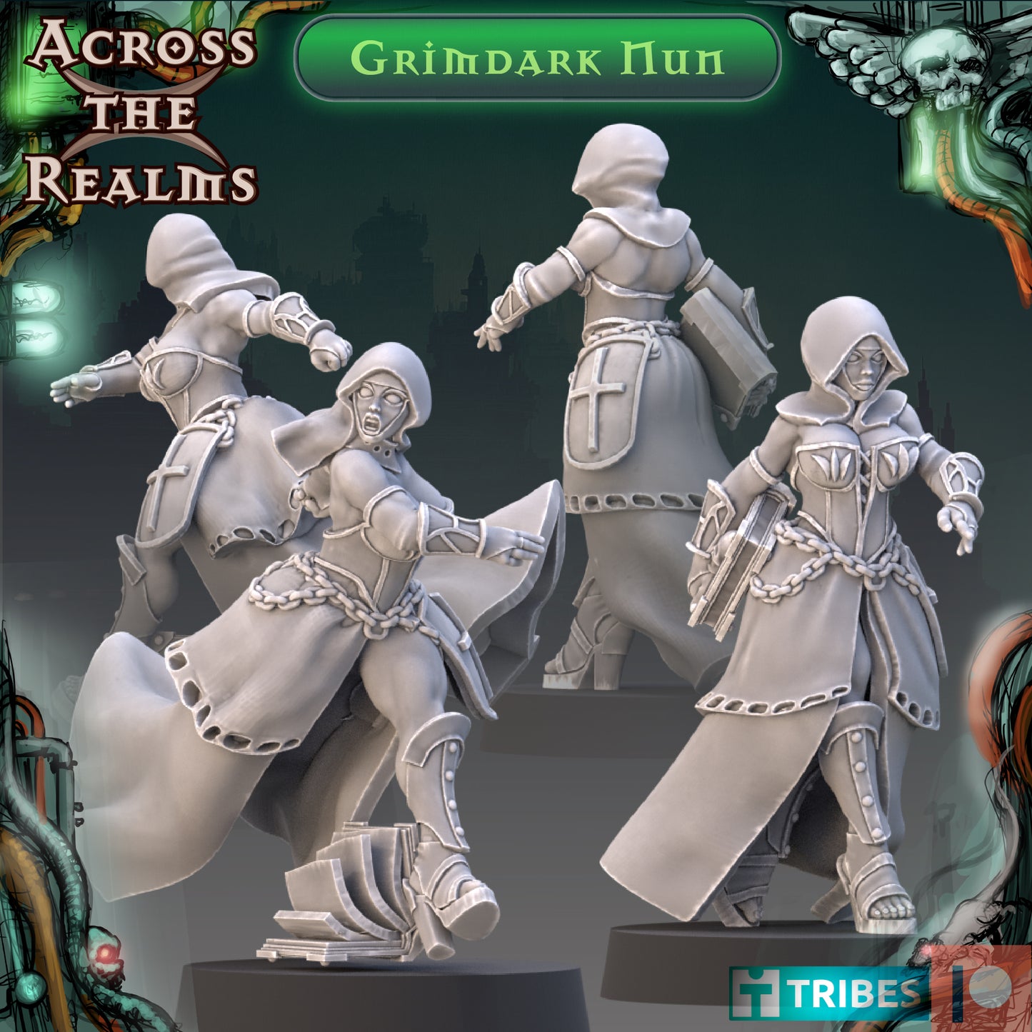 Grimdark Nun - Across the Realms 32mm