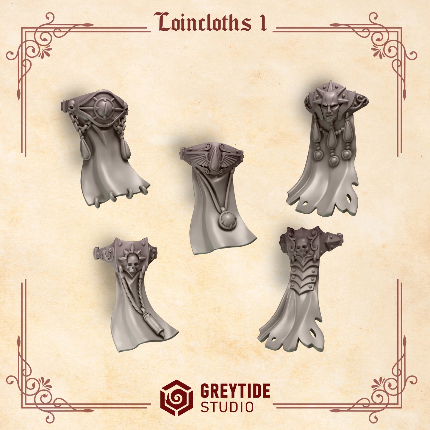 Loincloths 1 CL - Bits - GreyTide Studio