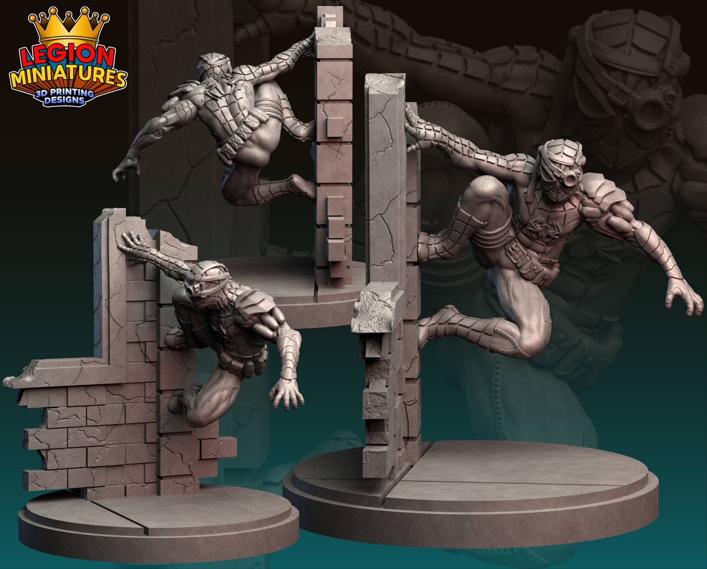 Spiderman Cyborg- Legion Miniatures