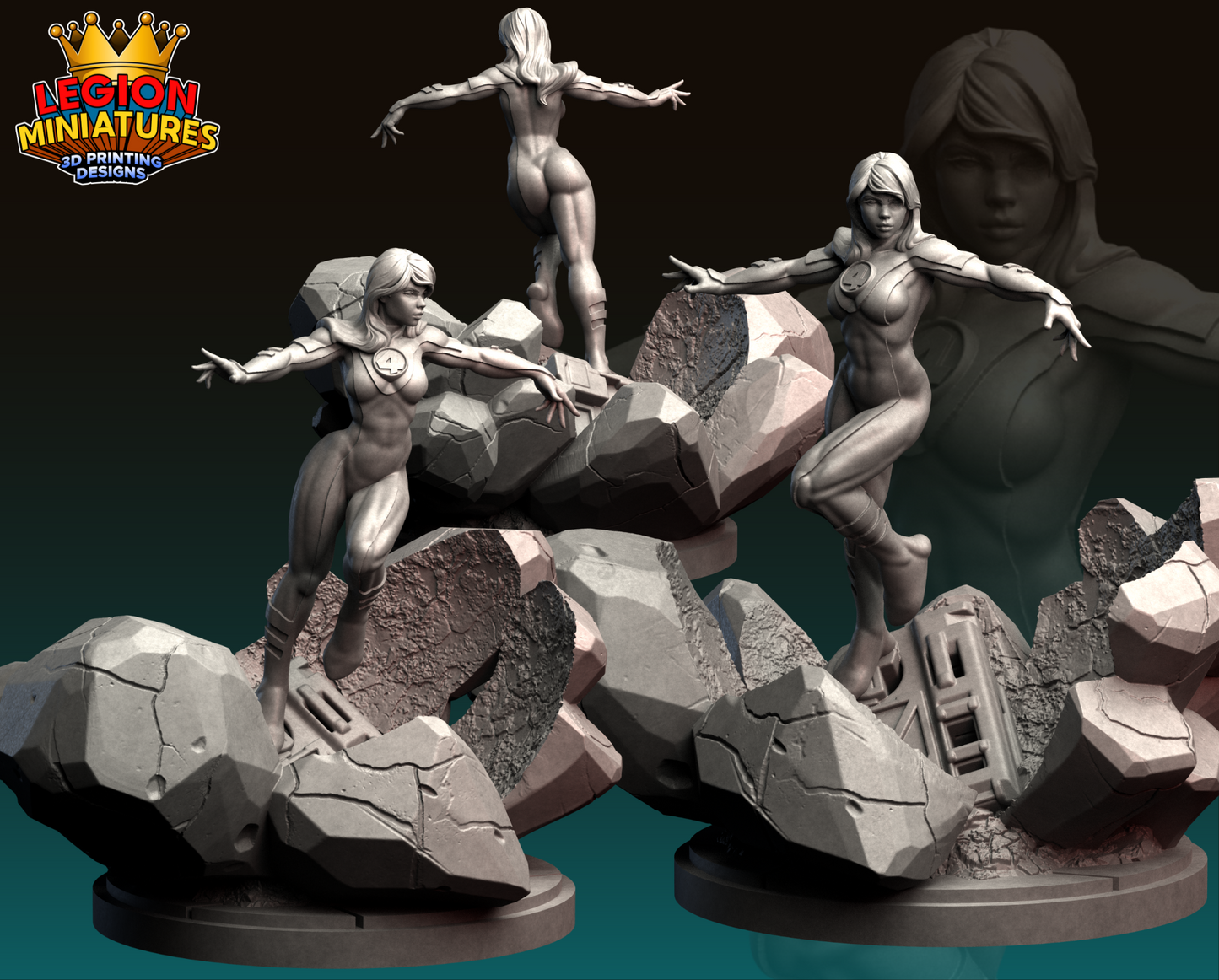 Invisible Woman - Legion Miniatures