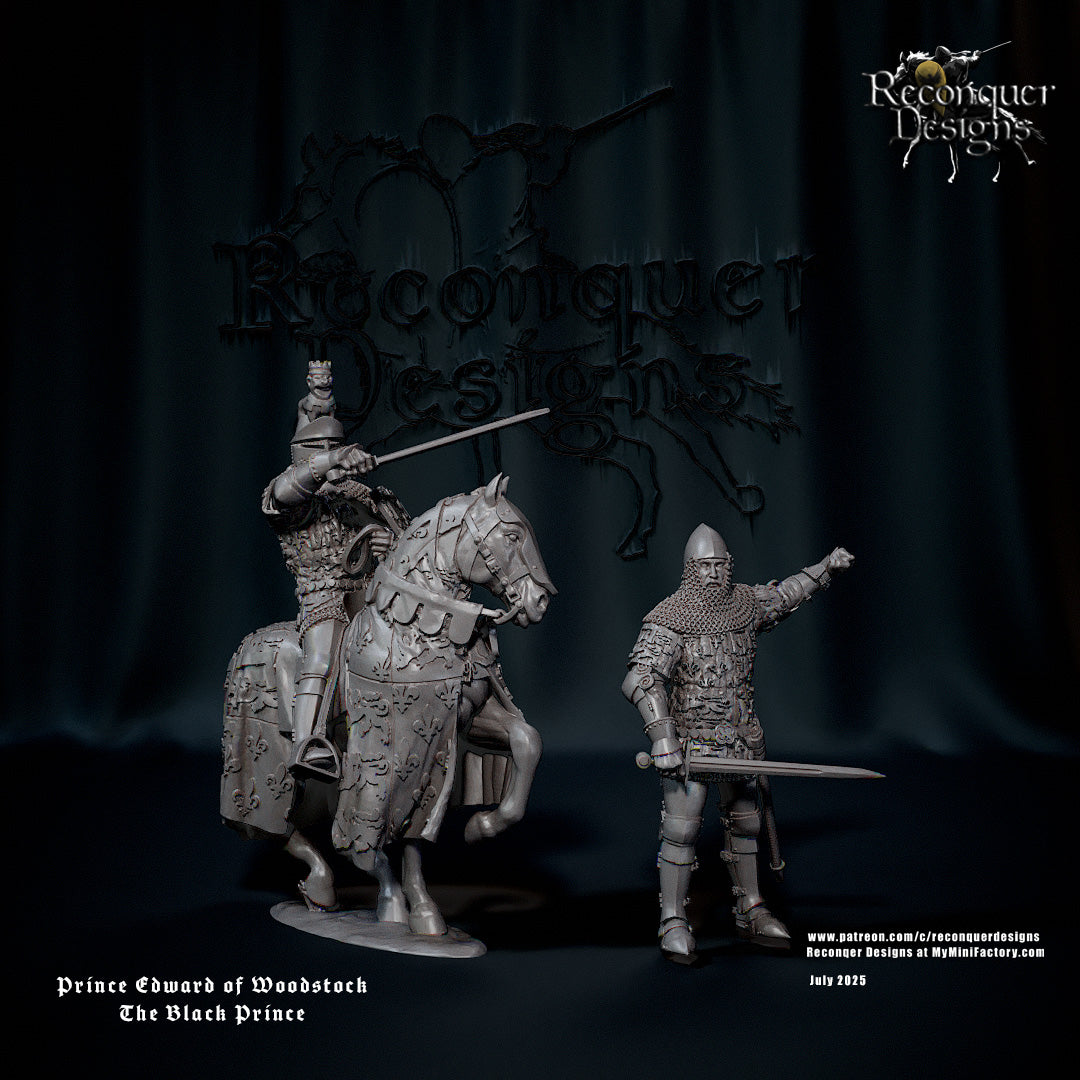 Prince Edward of Woodstock (aka The Black Prince) - Reconquer Designs