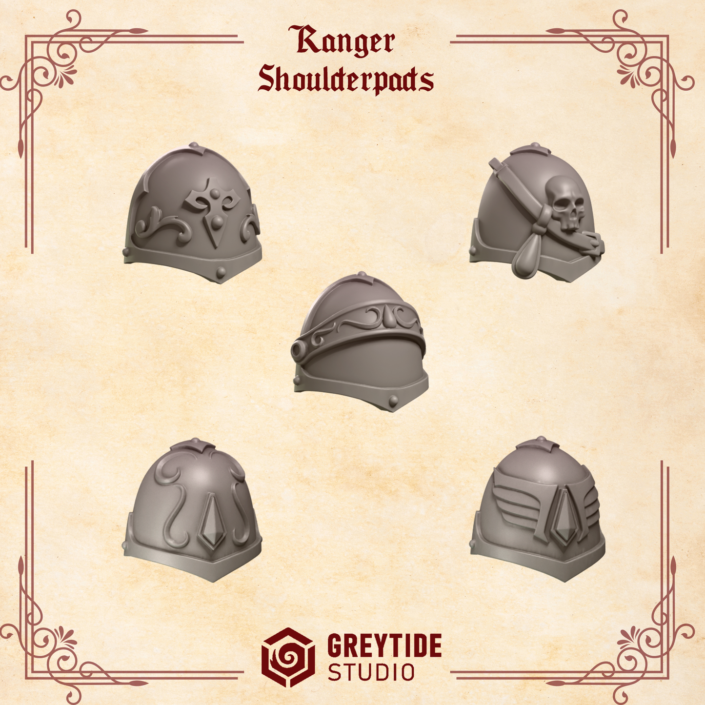 Ranger Shoulder pads CL - Bits - GreyTide Studio