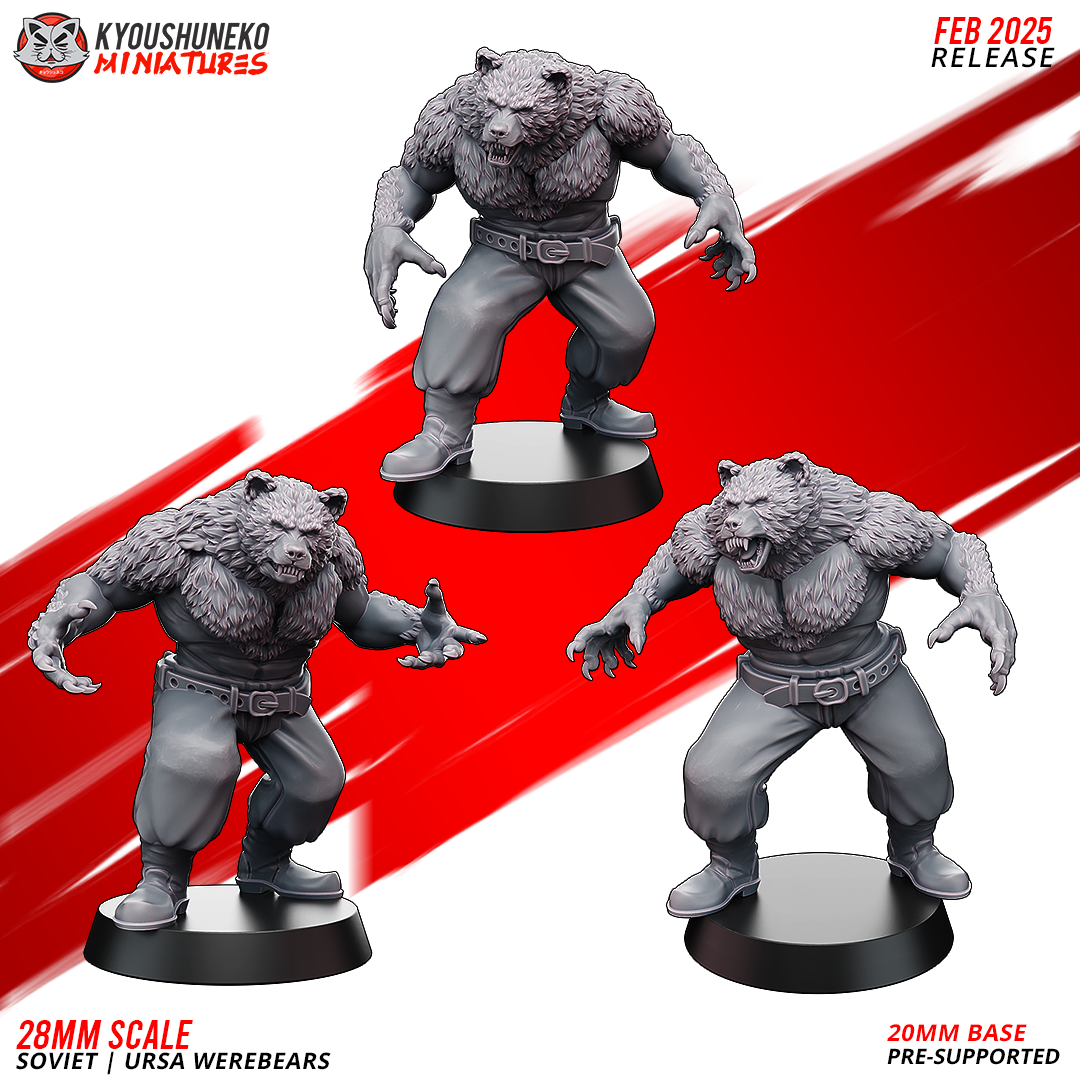 Soviet | Ursa Werebear ww2 - Kyoushuneko Miniatures
