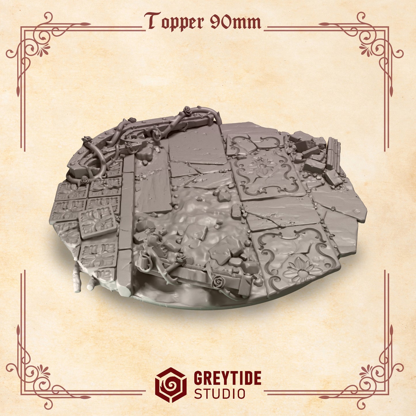 Topper 90mm CL - Base - Bits - GreyTide Studio