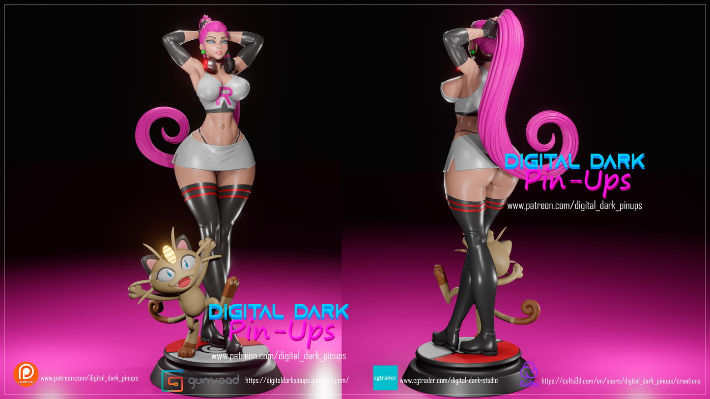 Jessie - Digital Dark Pin-ups