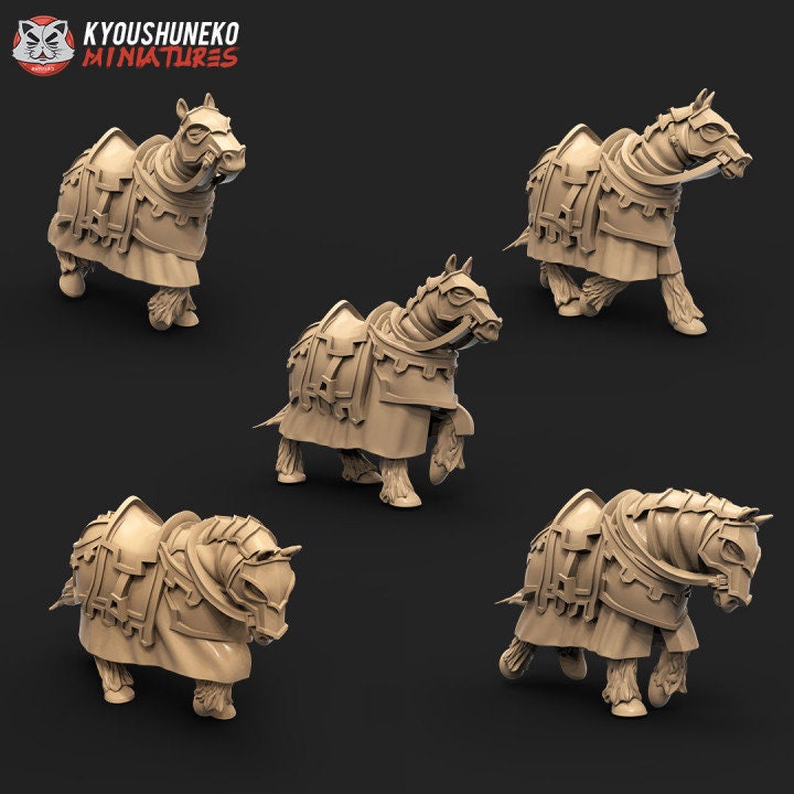 Heavy Horse Mount - Krizhnev - Kyoushuneko miniatures