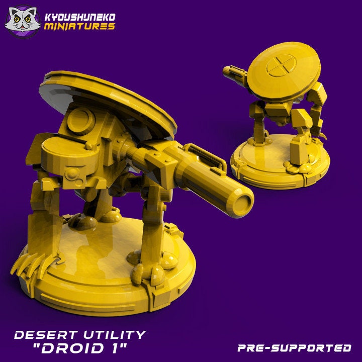 Desert Utility Droid 1 - Space Dwarf - Kyoushuneko miniatures