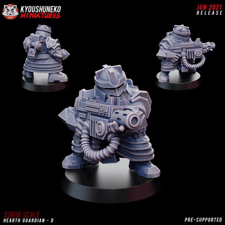 Hearth Guardian D - Space Dwarf - Kyoushuneko miniatures