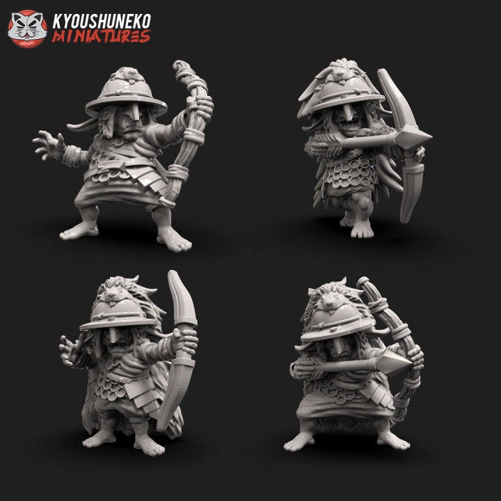 Ran Ogre Halberd Units - Black Orc - Kyoushuneko Miniatures