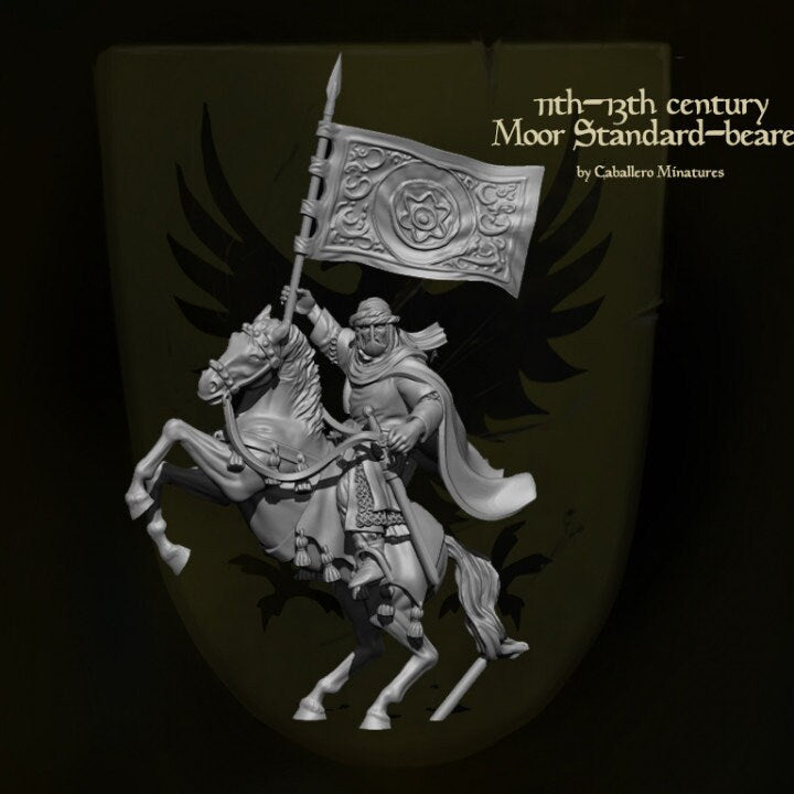 Moorish Standard Bearer 28mm - Reconquer Designs