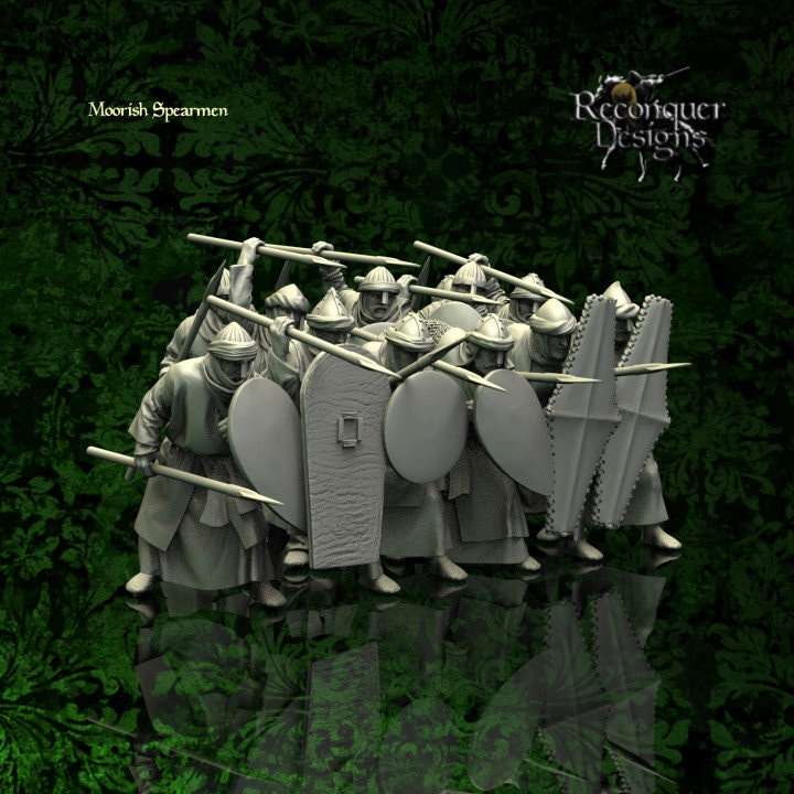 Medieval Moorish Spearmen 28mm - Reconquer Designs