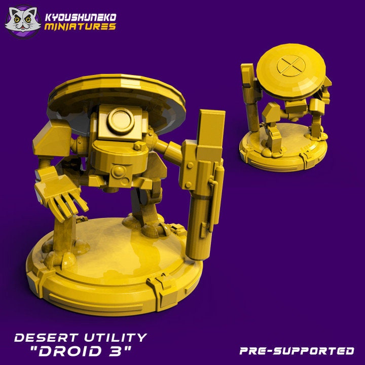 Desert Utility Droid 3 - Space Dwarf - Kyoushuneko miniatures