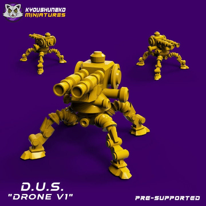 DUS Drone V1 - Space Dwarf - Kyoushuneko miniatures