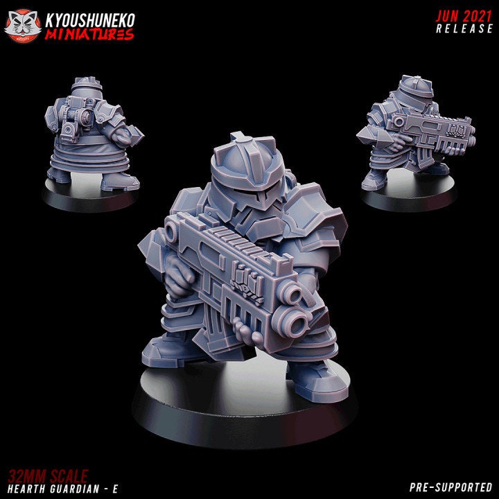 Hearth Guardian E - Space Dwarf - Kyoushuneko miniatures