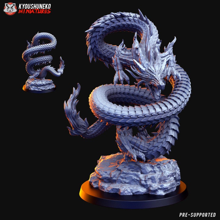 Mizuchi Water Dragon - Japanese - Kyoushuneko Miniatures