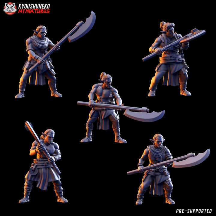 Gaelic Wood Elf Ranger - Kyoushuneko Miniatures
