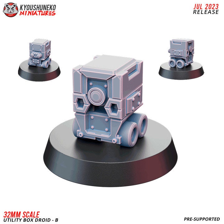 Utility Box Droid B - Space Dwarf - Kyoushuneko Miniatures