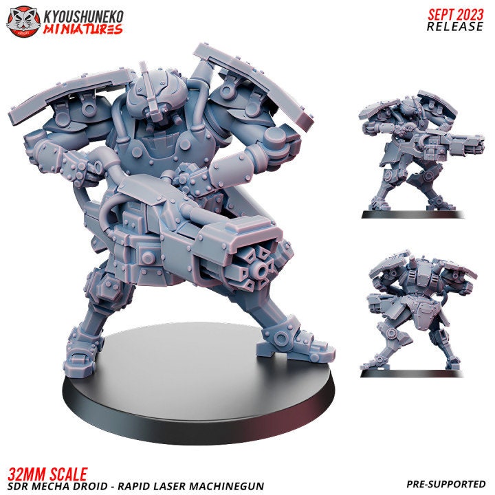 SDR Mecha Droid Rapid Laser Machine - Japanese ww2 - Kyoushuneko Miniatures