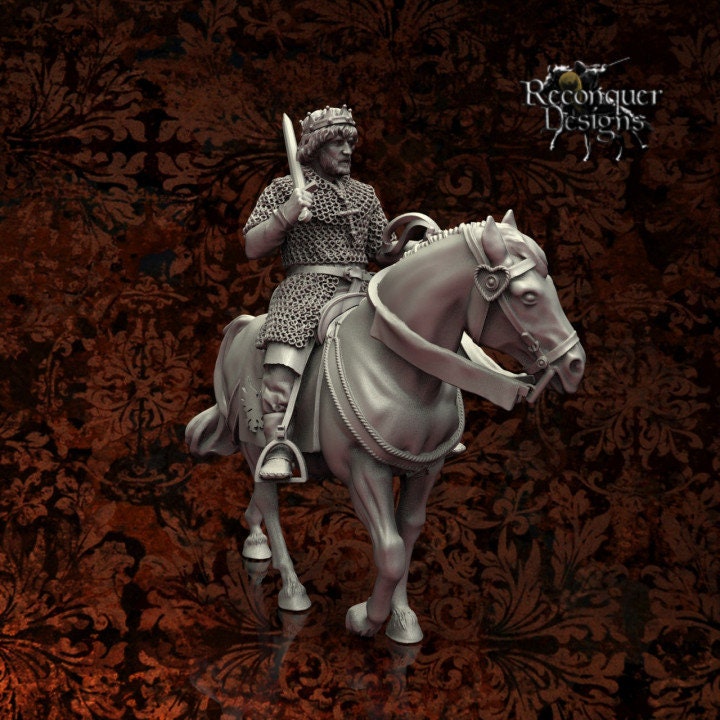 King Sancho IV of Navarra 28mm - Reconquer Designs