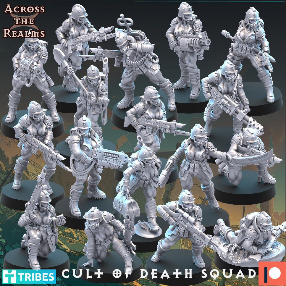 Cult of Death Squad - Pinup Corps - Across the Realms 32mm