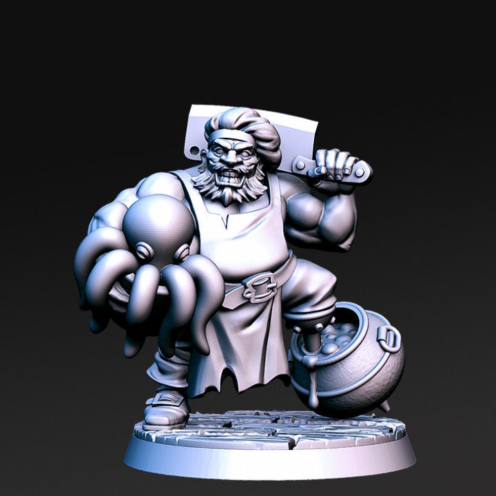 Badolff - Dwarf Chef - Rnestudio 32mm