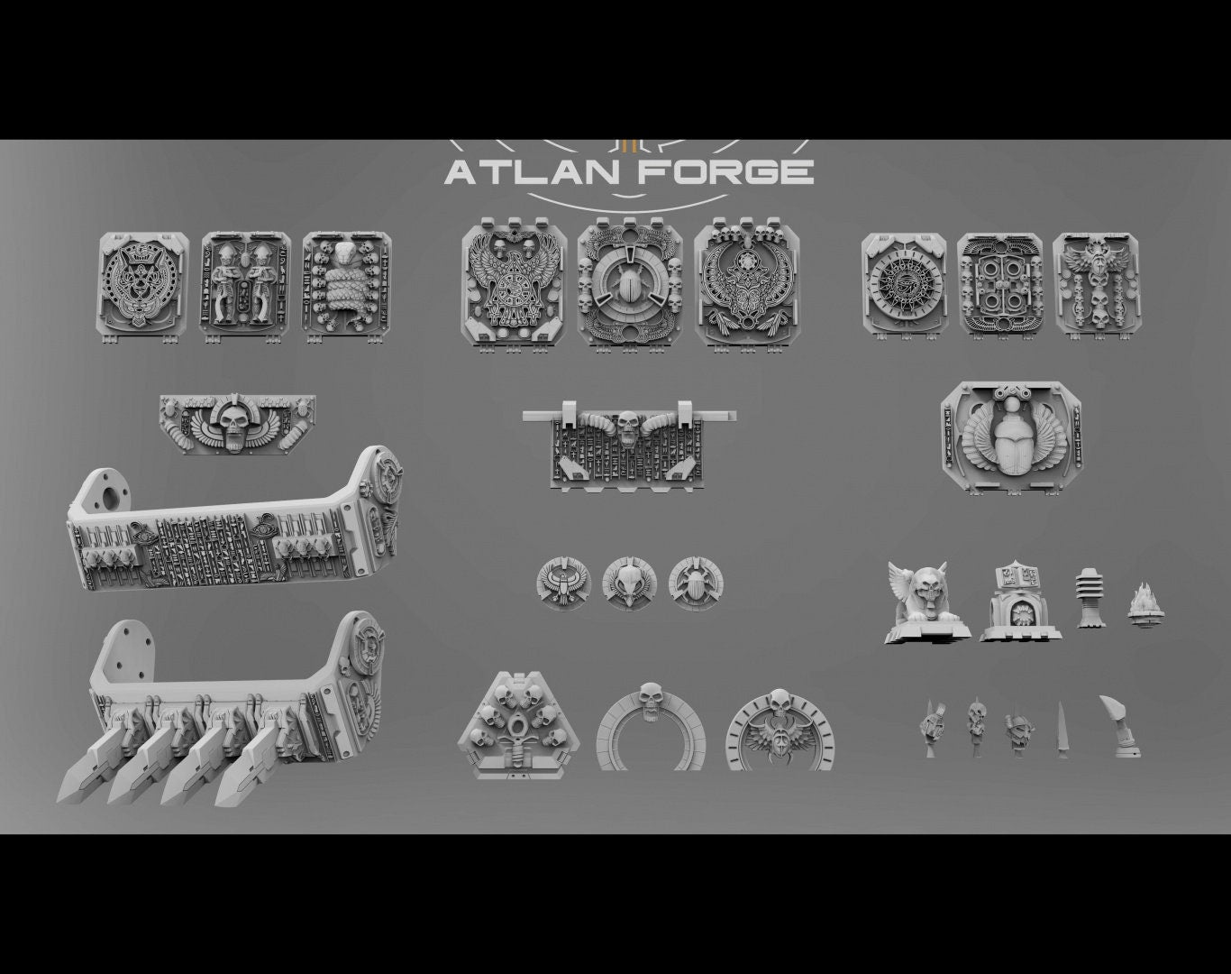 Aegyptus Vehicle Ornaments - Bits - Atlan Forge