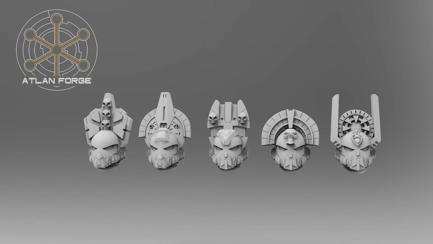 Helmets - Aegyptus Shield Guard - Bits - Atlan Forge
