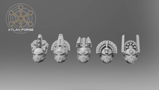 Helmets - Aegyptus Shield Guard - Bits - Atlan Forge