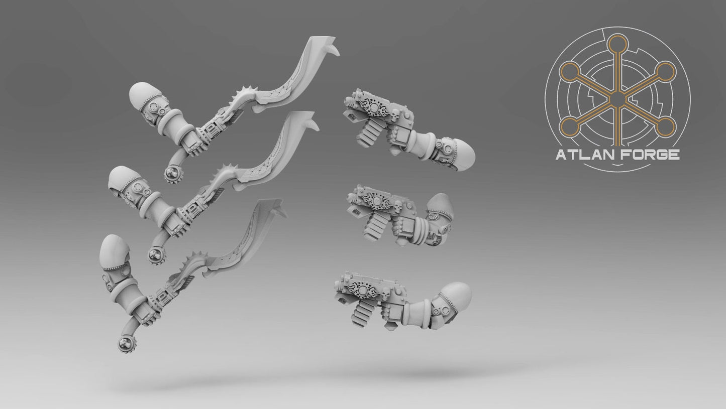Arms and weapons - Aegyptus Shield Guard - Bits - Atlan Forge