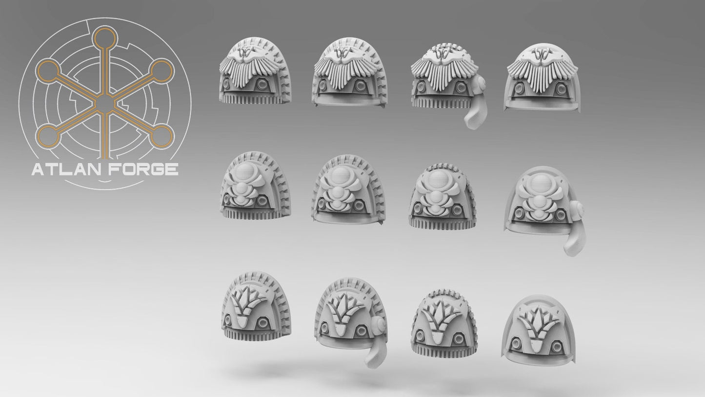 Shoulders - Aegyptus Ranged Amenti - Bits - Atlan Forge
