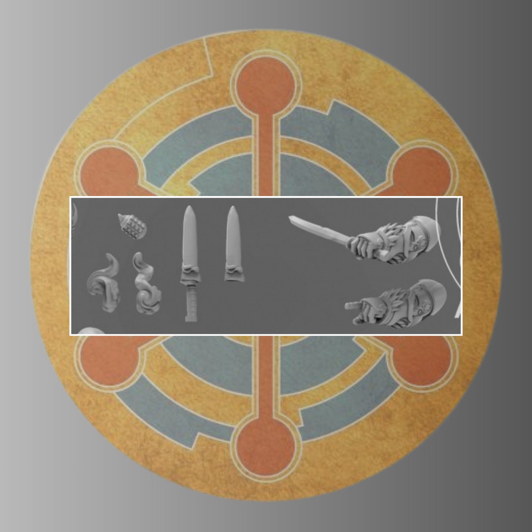 Arms and bits - Dragon Knight Wardens - Bits - Atlan Forge