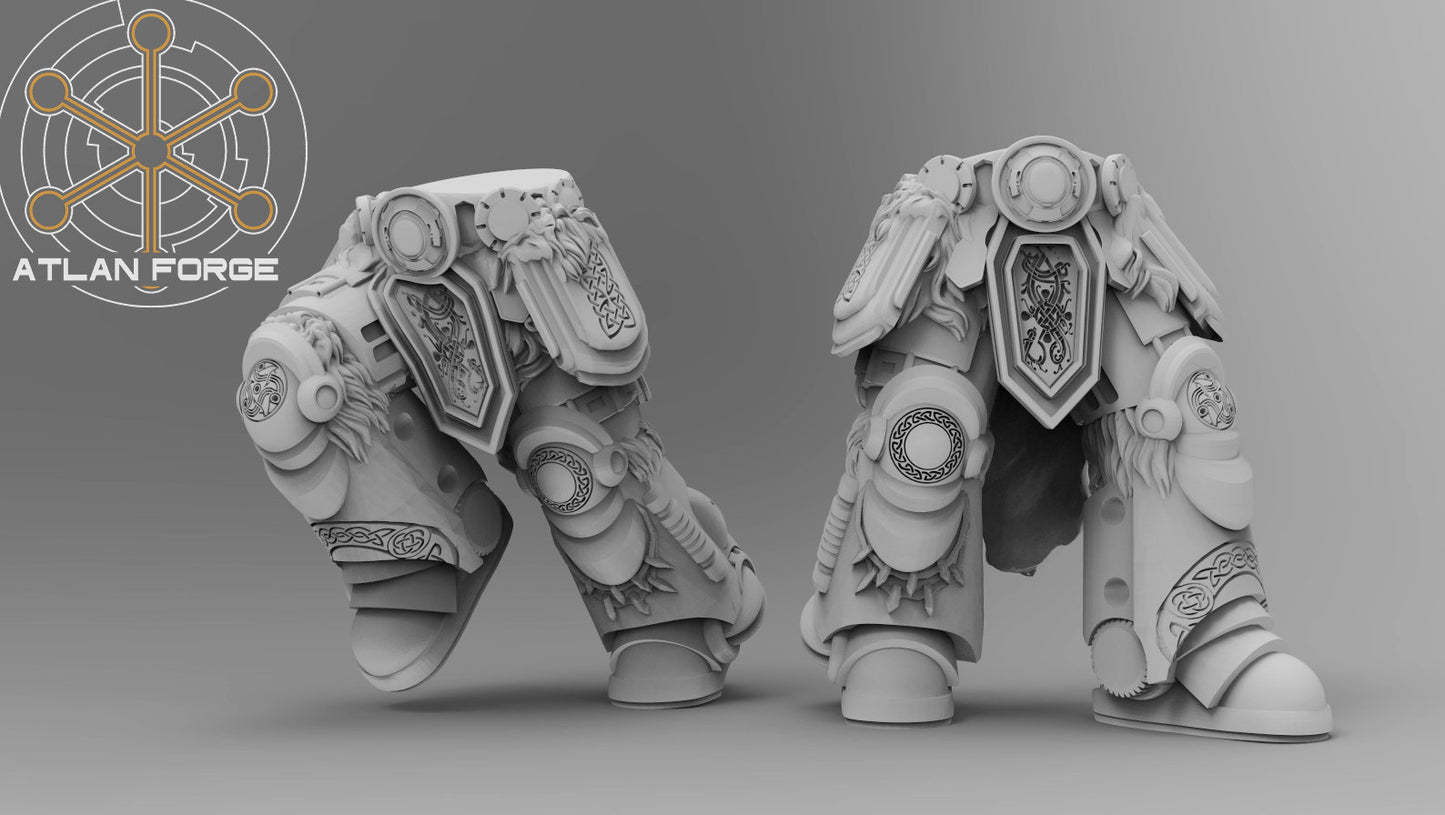 Legs - Asgardian Crash Captain - Bits - Atlan Forge
