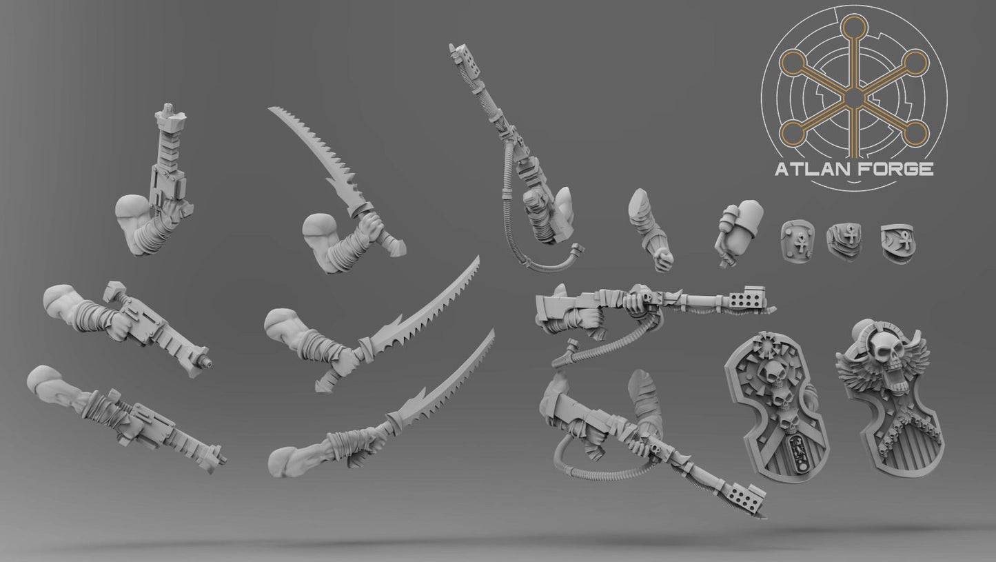Arms and weapons - Aegyptus Cultists - Bits - Atlan Forge