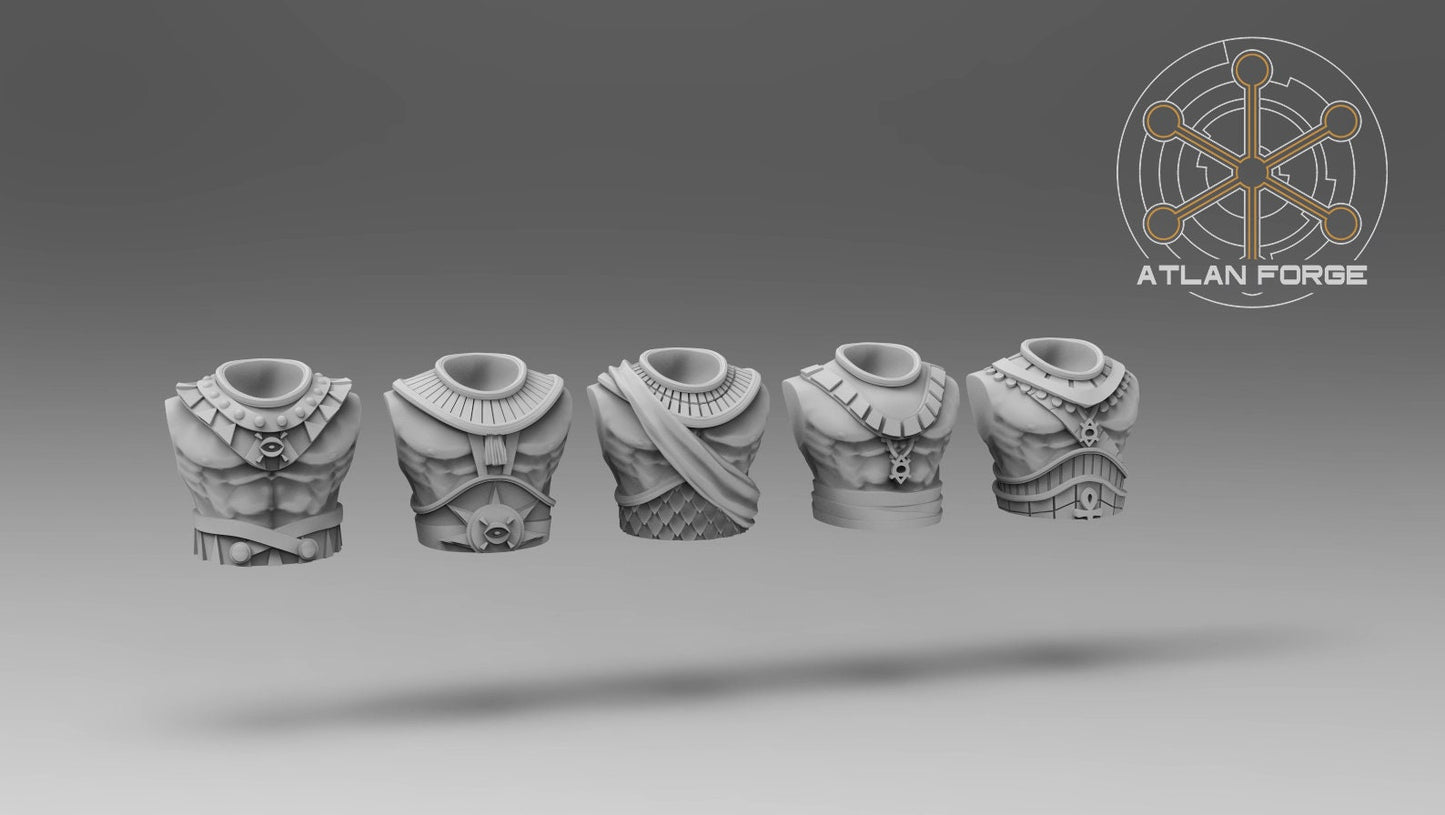 Torsos - Aegyptus Cultists - Bits - Atlan Forge