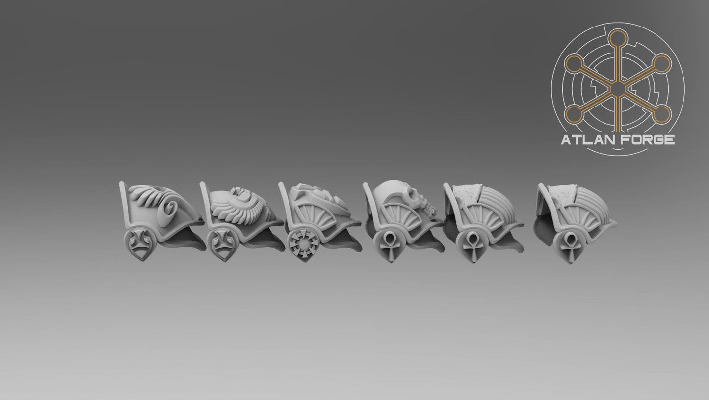 Shoulders - Aegyptus Sekhmet - Bits - Atlan Forge