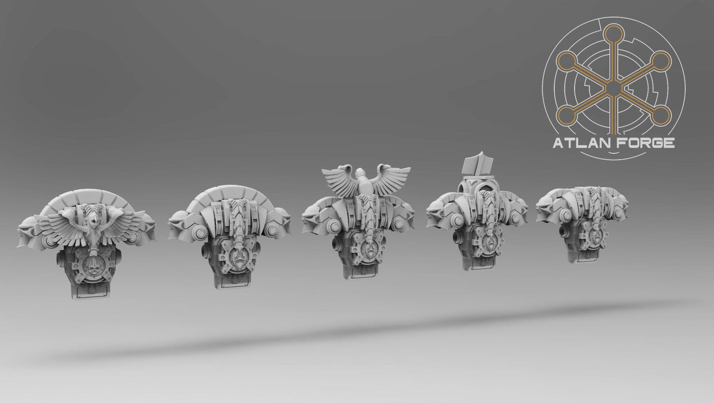 Backpacks - Aegyptus Shield Guard - Bits - Atlan Forge