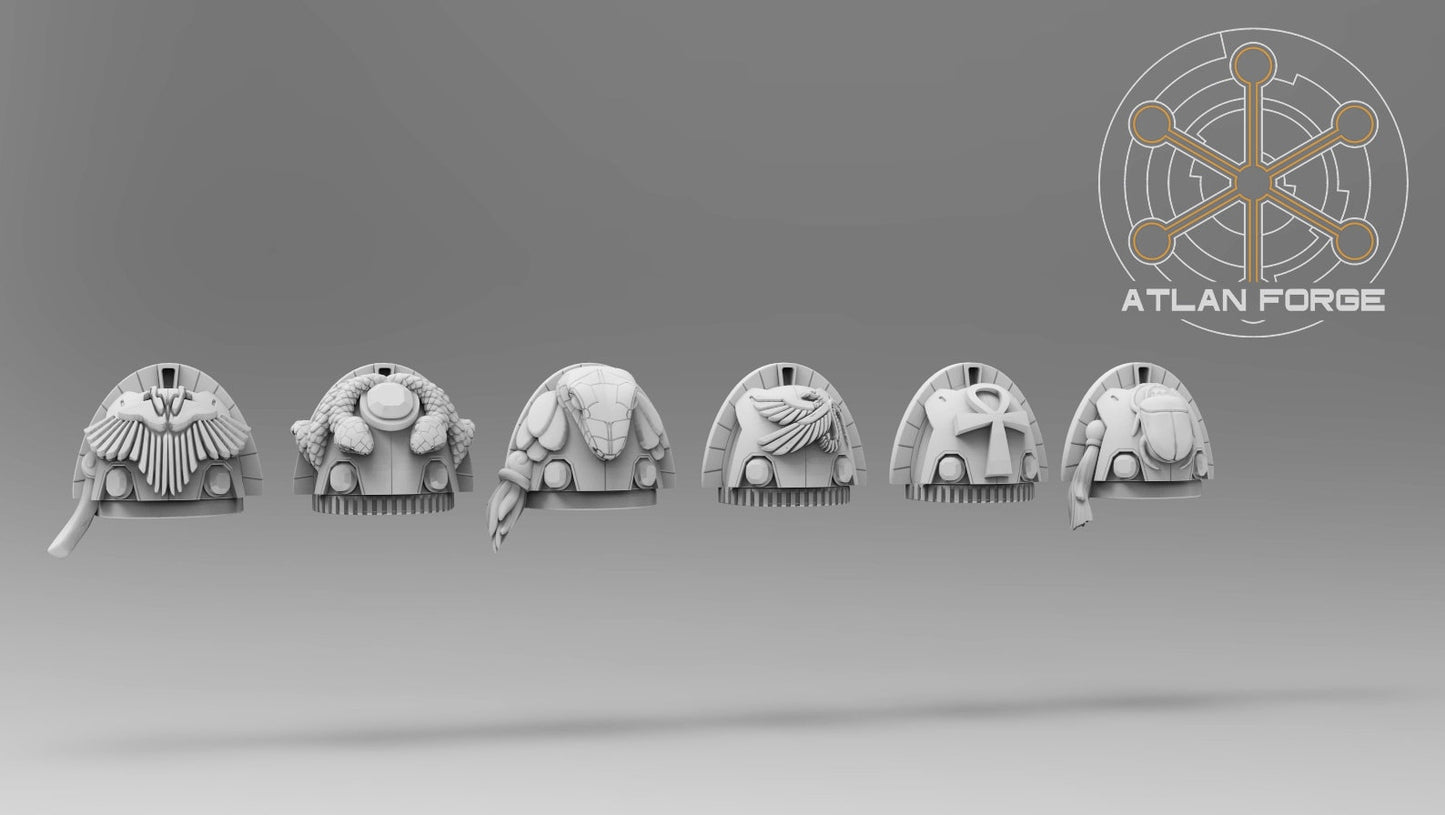 Shoulders - Aegyptus Nehebkau - Bits - Atlan Forge