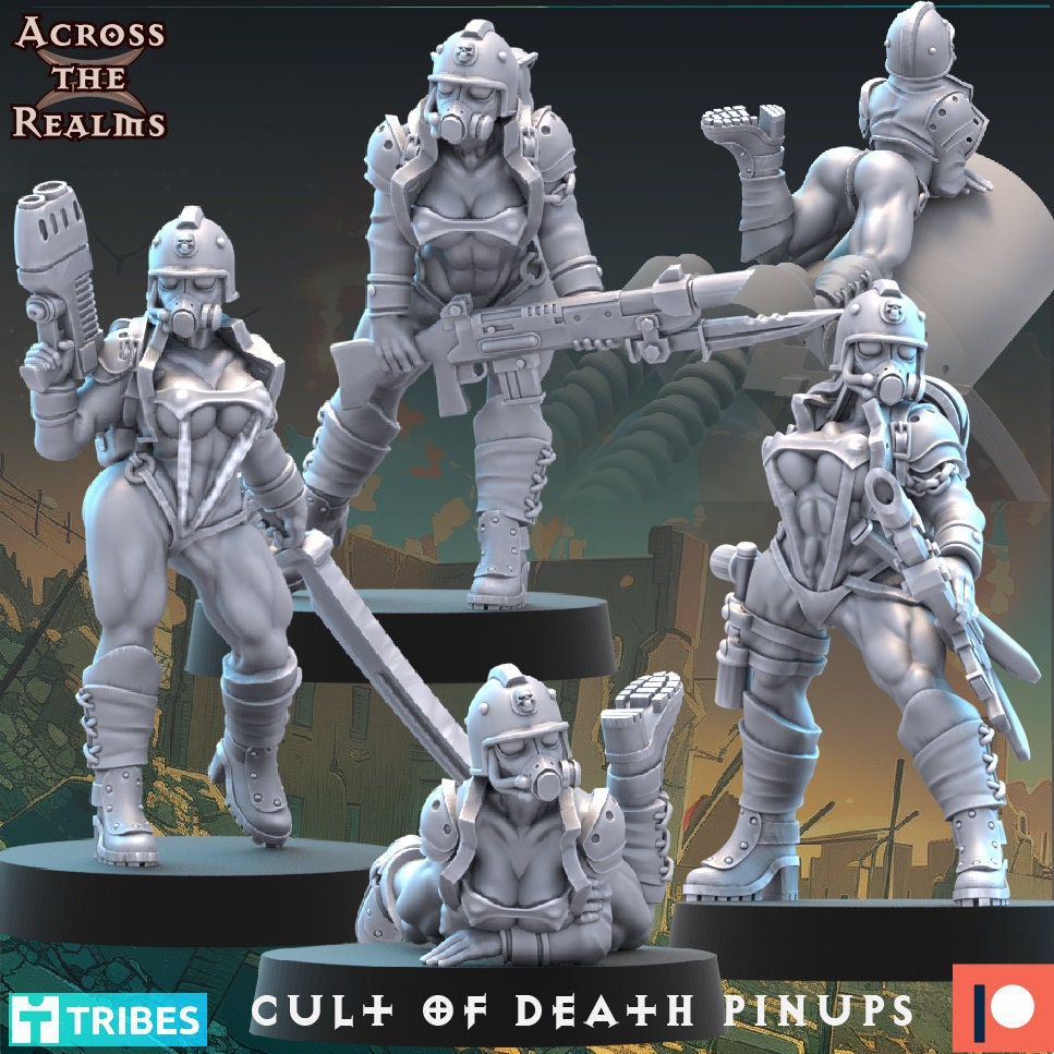 Cult of Death Pinups v1 - Pinup Corps - Across the Realms 32mm