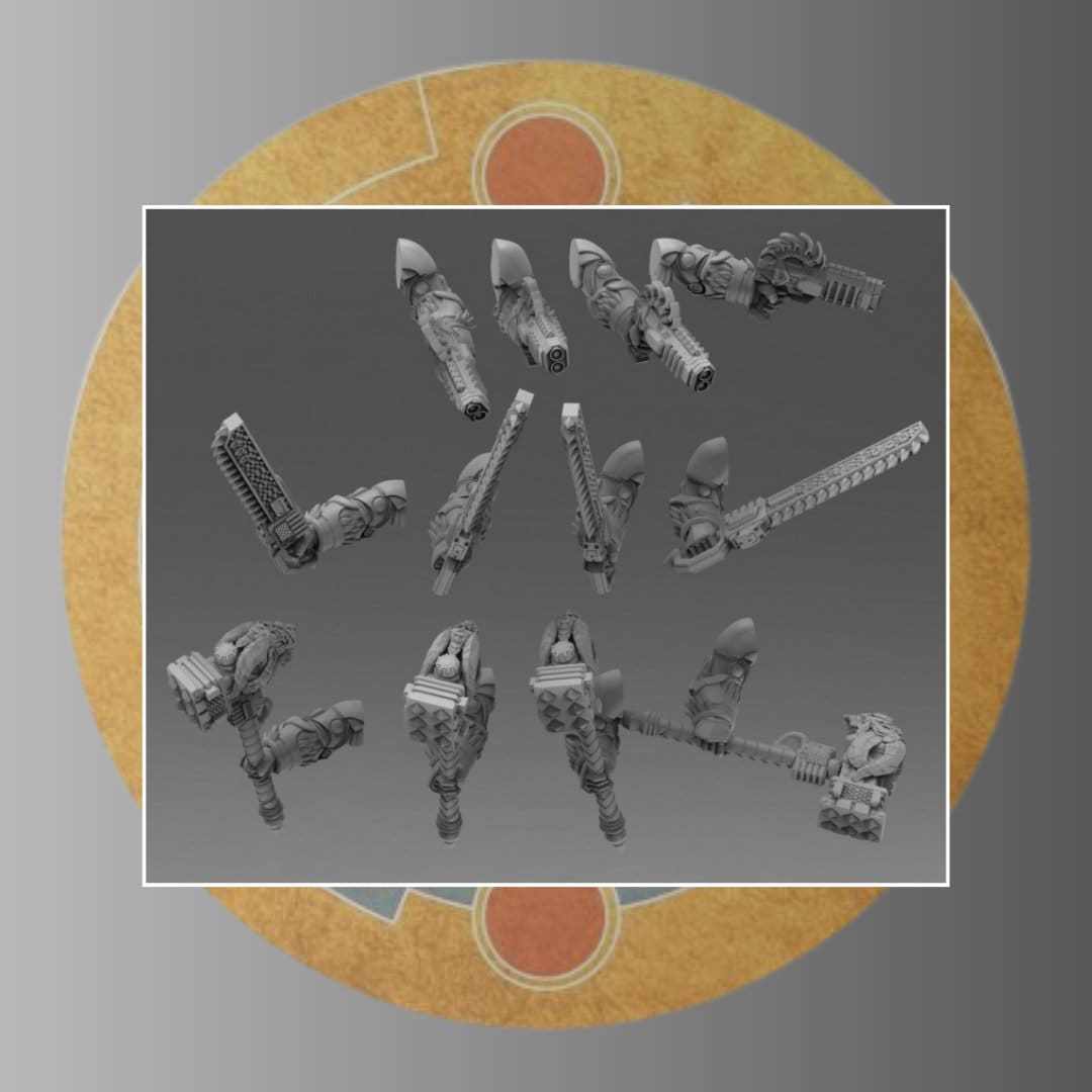 Arms and weapons - Dragon Knights - Bits - Atlan Forge