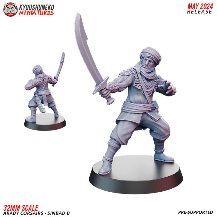 Araby Corsairs - Sinbad B - Kyoushuneko Miniatures