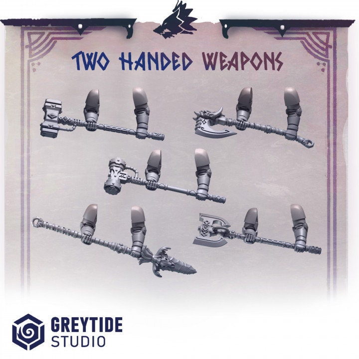 Two handed weapons PH - Bits - GreyTide Studio
