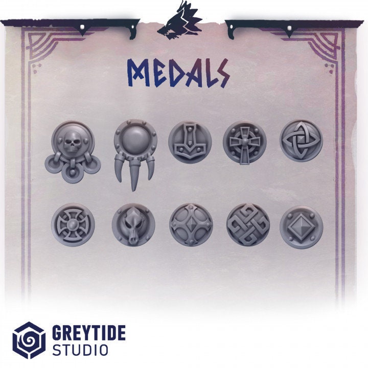 Medals decorations PH - Bits - GreyTide Studio