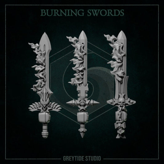 Burning Swords - Arms and Weapons - Bits - GreyTide Studio