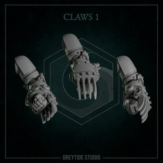 Claws 1 - Arms and Weapons - Bits - GreyTide Studio