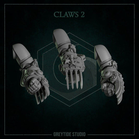 Claws 2 - Arms and Weapons - Bits - GreyTide Studio