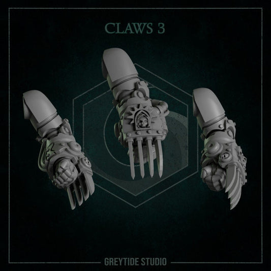Claws 3 - Arms and Weapons - Bits - GreyTide Studio
