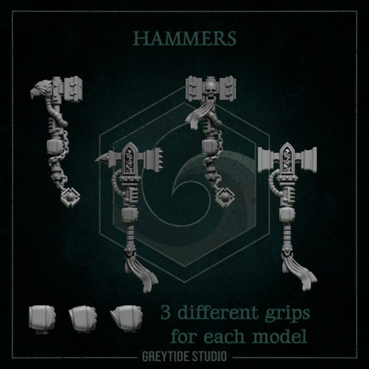 Hammers - Arms and Weapons - Bits - GreyTide Studio