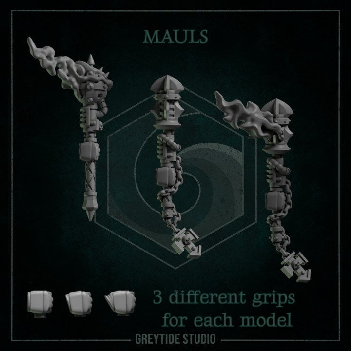 Mauls - Arms and Weapons - Bits - GreyTide Studio